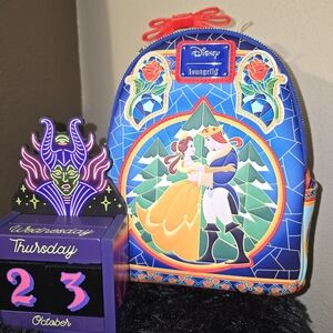 Disney Loungefly Beauty and the Beast Mini Backpack